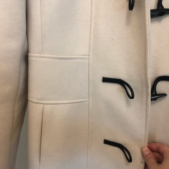 Cream wool banana republic coat - Picture 3 of 4